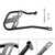 2022-2024 Royal Enfield Hunter 350 Luggage Rack Side Saddle Bag Mount Bracket Black Generic