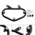 2024-2025 Triumph Speed Scrambler 400 X Luggage Rack Side Saddle Bag Mount Bracket Black Generic
