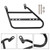 2021-2024 Roral Enfield Meteor 350 Luggage Rack Left Side Saddle Bag Mount Bracket Black Generic