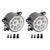 2005-2015 Lincoln LS Navigator Pair 9 LED Daytime Running Fog Lights Generic