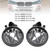 BMW X3 X4 X5 X6 Front Left+Right Fog Light Lamps Without Bulbs Right 63177238788 Black Generic