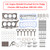 2011-2016 DODGE AVENGER CHALLENGER CHARGER DURANGO GRAND JOURNEY 3.6L Engine Rebuild Overhaul Kit Generic