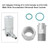 A/C Adapter Fitting #12 (3/4) Female to #10 (5/8) Male Drier Accumulator Universal Hose Custom