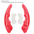 2013-up Lexus IS RC RCF NX Steering Wheel Paddle Shifter Extensions Carbon Fiber Red Look Generic