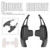 2010-2017 Mercedes-Benz A B C E R M Class Steering Wheel Paddle Shifter Extensions Aluminium Black Generic
