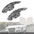 2008-2015 ?koda Superb Yeti OctaviaRS Steering Wheel Paddle Shifter Extension Black Forged Pattern Generic