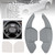 2012-2017 Audi SQ5 R8 RS6 Steering Wheel Paddle Shifter Extension Aluminium Grey Generic