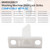 Washer Door Lock Strike WH01X20823 For GE Hotpoint Replace AP6004903 PS11736830