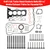 2012-2018 Hyundai Accent 1.6L GAS Naturally Aspirated G4FJ 1.6L Turbo Head Gaskets Bolts Kit w/ Intake Exhaust Valve 231102B710 Generic