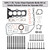 2014-2018 Kia Forte5 1.6L GAS Turbocharged G4FJ 1.6L Turbo Head Gaskets Bolts Kit w/ Intake Exhaust Valve 231102B710 Generic