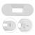 W11545554 Washer Lid Lock Bezel White