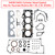 2002-2011 HYUNDAI ELANTRA XD FC 1.8L 2.0L Cylinder Head Gasket Kits G4GB G4GC Generic