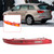 2007-2015 Audi Q7 US version Left Rear Bumper Reflector Tail Light Lamp Red Lens 4L0945095A Generic