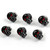 3PCs Skull License Plate Windshield Windscreen Bolts Screw, Black 3PCs Skull License Plate Windshield Windscreen Bolts Screw, Black