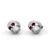 2PCs Skull License Plate Windshield Windscreen Bolts Screw, Silver 2PCs Skull License Plate Windshield Windscreen Bolts Screw, Silver