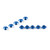 Hex Socket Bolt Screw Nut Head Cover Cap M8 8MM Universal, Blue Hex Socket Bolt Screw Nut Head Cover Cap M8 8MM Universal, Blue