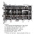 2010–2015 Hyundai Elantra (MD) G4NB Cylinder Head Assembly 22224-2E000 Generic