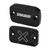 2022-2025 Ducati Desert X 937 Rally CNC Front Brake and Clutch Fluid Tank Caps Black Generic