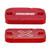 2022-2025 Ducati Desert X 937 Rally CNC Front Brake and Clutch Fluid Tank Caps Red Generic