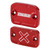 2015-2022 2023- Ducati Scrambler 800 CNC Front Brake and Clutch Fluid Tank Caps Red Generic