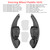 2013-2016 Volkswagen Langxing Carbon Look Steering Wheel Paddle Shifter Extension Black Generic
