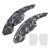 2010-2018 Fit For Volkswagen Scirocco Steering Wheel Paddle Shifter Extension Black Forged Pattern Generic
