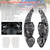 2013-2016 Volkswagen Langxing Steering Wheel Paddle Shifter Extension Black Forged Pattern Generic