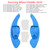 2012-2016 Charan Steering Wheel Paddle Shifter Extension Aluminium Blue Generic