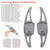 2015-2020 Volkswagen Golf 7 Variant Steering Wheel Paddle Shifter Extension Aluminium Grey Generic