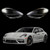 2017-2020 Porsche Panamera 2Pcs Front Headlamp Headlight Lens Cover Shell Clear Generic