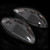 2017-2020 Porsche Panamera 2Pcs Front Headlamp Headlight Lens Cover Shell Clear Generic
