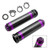 Motorcycles Scooter 7/8"/22mm Motorcycle Handle Bar Hand Grips Custom Universal Purple