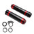 Motorcycles Scooter 7/8"/22mm Motorcycle Handle Bar Hand Grips Custom Universal Red