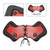 2Pcs Universal Heat Saddle Shield Deflector Reda For Flhxs Glide Rider Fxdwg