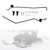 Scratchers Kit Snowmobile 4E565768 Universal Fit For Ski-Doo Summit Mxz Renegade