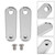 1993-2023 Electra Glides Road Glides Rear Floorboard Foot Peg Frame Plates Chrome Generic 1993-2023 Electra Glides Road Glides Rear Floorboard Foot Peg Frame Plates Chrome Generic