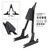 2006-2017 Dyna FXDB Low Rider FXDL FXDLS Passenger Sissy Bar Backrest Black Generic