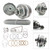 2013-2016 Altima 2.5l CVT Transmission Master Rebuild Kit W/Chain Belt 25T RE0F10E JF017E Generic