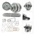 2013-2014 Altima 3.5l CVT Transmission Master Rebuild Kit W/Chain Belt 25T RE0F10E JF017E Generic