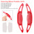 2023 Toyota Voxy Carbon Look Steering Wheel Paddle Shifter Extension Carbon Fiber Red Look Generic