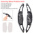 2023 Toyota Voxy Carbon Look Steering Wheel Paddle Shifter Extension Black Forged Pattern Generic