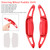 2023 Toyota RAV4 PHEV Carbon Look Steering Wheel Paddle Shifter Extension Aluminium Red Generic