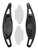 2023-2024 Honda CRV Steering Wheel Paddle Shifter Extension Black Generic