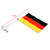 Luggage Rack Germany Flag Vertical Flag Pole For Harley Softail Iron 883, Chrome Luggage Rack Germany Flag Vertical Flag Pole For Harley Softail Iron 883, Chrome