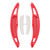 2015-2023 Porsche Cayenne Steering Wheel Paddle Shifter Extension Carbon Fiber Red Look Generic
