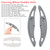 2015-2023 Porsche Cayenne Hybrid Wheel Paddle Shifter Extension Aluminium Grey Generic