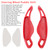 2010-2020 Land Rover Steering Wheel Paddle Shifter Extension Carbon Fiber Red Look Generic