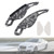2010-2020 Land Rover Steering Wheel Paddle Shifter Extension Black Forged Pattern Generic