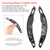 2018-2019 Mitsubishi Eclipse Cross Steering Wheel Paddle Shifter Extension Black Forged Pattern Generic