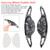 2022-2024 Mitsubishi Outlander Steering Wheel Paddle Shifter Extension Black Forged Pattern Generic